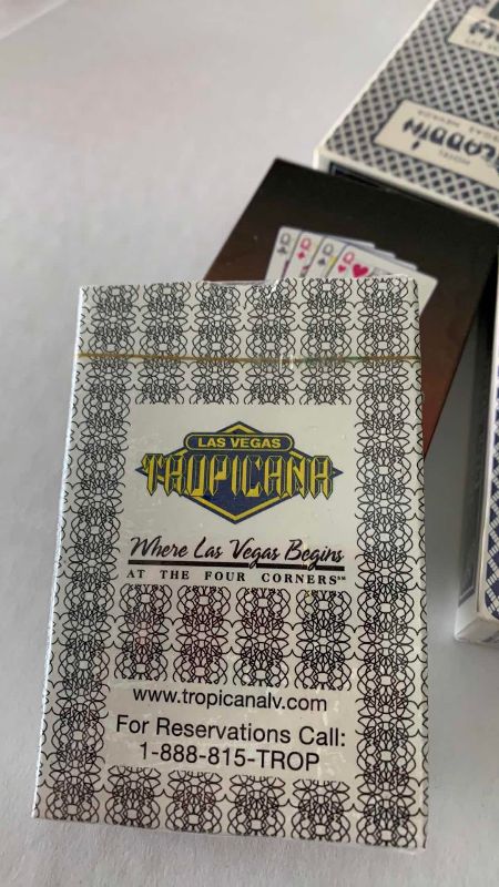 Photo 1 of VINTAGE LAS VEGAS CASINO PLAYING CARDS