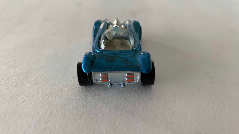 Photo 1 of VINTAGE 1968 MATTEL HOT WHEELS REDLINE BEATNIK BANFIT LIGHT BLUE