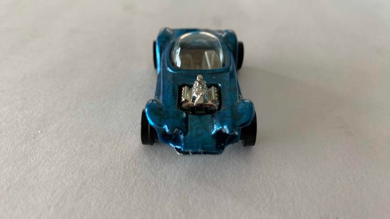 Photo 1 of VINTAGE 1968 MATTEL HOT WHEELS REDLINE BEATNIK BANFIT LIGHT BLUE