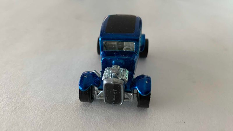 Photo 1 of VINTAGE 1967 MATTEL HOT WHEELS REDLINE CLASSIC 32FORD VICKY US BLUE WITH TAN INTERIOR