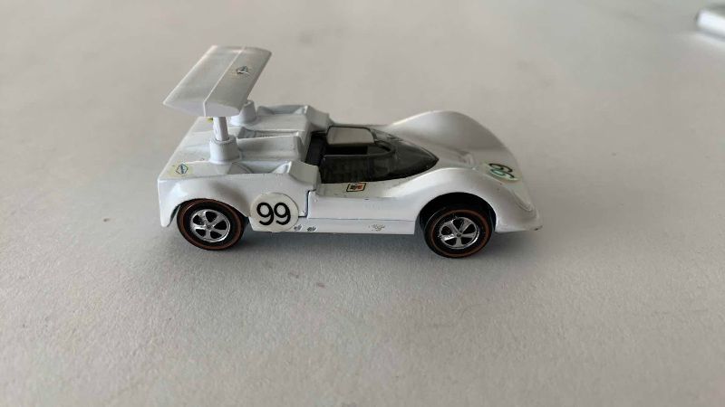 Photo 1 of VINTAGE 1968 MATTEL HOT WHEELS REDLINE CHAPARRAL WHITE ENAMEL