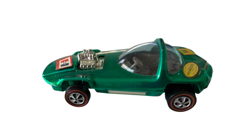 Photo 1 of VINTAGE 1967 MATTEL HOT WHEELS REDLINE SILHOUETTE GREEN