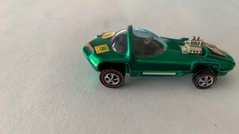 Photo 1 of VINTAGE 1967 MATTEL HOT WHEELS REDLINE SILHOUETTE GREEN