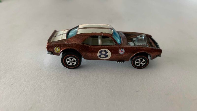 Photo 1 of VINTAGE 1969 MATTEL HOT WHEELS REDLINE HEAVY CHEVY COPPER WITH WHITE INTERIOR