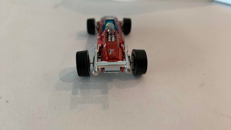 Photo 1 of VINTAGE 1969 MATTEL HOT WHEELS REDLINE INDY EAGLE WHITE INTERIOR RARE NUMBER 48