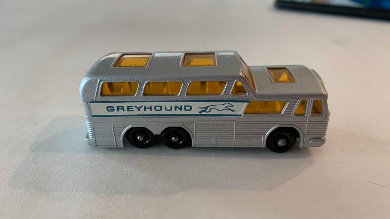 Photo 1 of VINTAGE MATCHBOX SERIES NO. 66 GREYHOUND COACH MADE IN ENGLAND