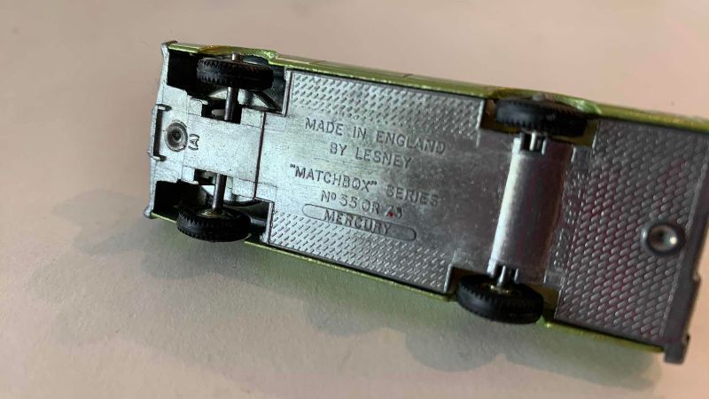 Photo 1 of VINTAGE MATCHBOX SERIES NO. 55 MERCURY MADE IN ENGLAND