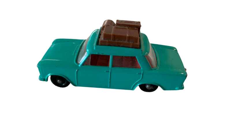 Photo 1 of VINTAGE MATCHBOX SERIES NO. 56 FIAT 1500 WITH LUGGAGE MADE IN ENGLAND