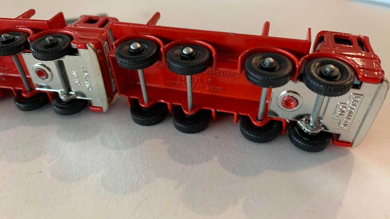 Photo 1 of 2-VINTAGE MATCHBOX SERIES NO. 10 FIRE TRUCK ERGOMATIC MADE IN ENGLAND