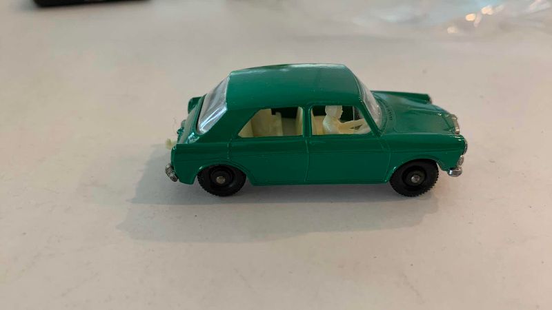 Photo 1 of VINTAGE MATCHBOX SERIES NO. 64 GREEN MG 1100 MADE IN ENGLAND