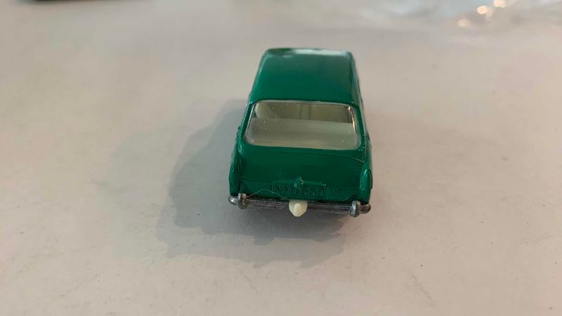 Photo 1 of VINTAGE MATCHBOX SERIES NO. 64 GREEN MG 1100 MADE IN ENGLAND