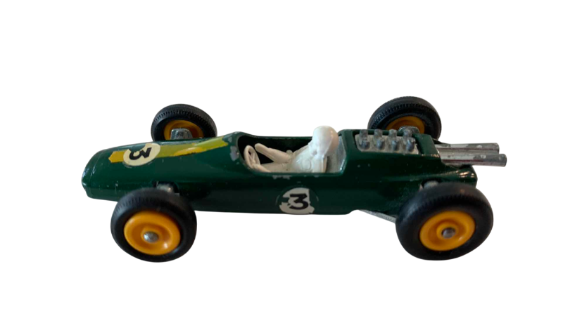 Photo 1 of VINTAGE MATCHBOX SERIES NO.19 LOTUS RACE CAR # 3 GREEN MADE IN ENGLAND