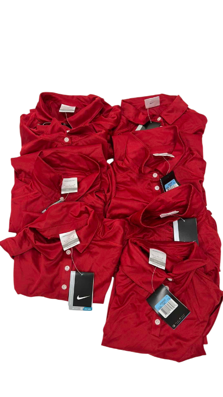 Photo 1 of 9 MEDIUM WOMEN NIKEGOLF DRY FIT RED SHIRT