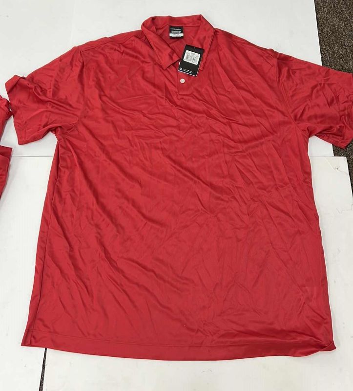 Photo 1 of 4- XXXL MENS RED NIKEGOLF DRY FIT