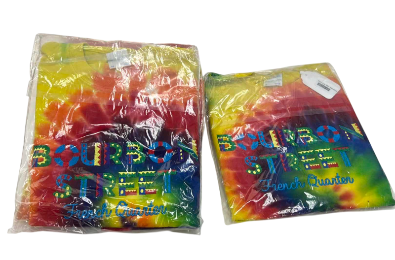 Photo 1 of 5-MEDIUM BOURBON STREET FRENCH QUARTER MADRI GRAS SHIRTS