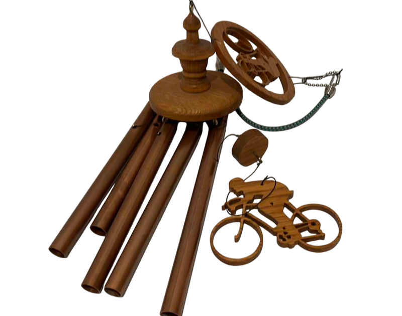 Photo 1 of BICYCLE THEMED WOODEN WIND CHIME