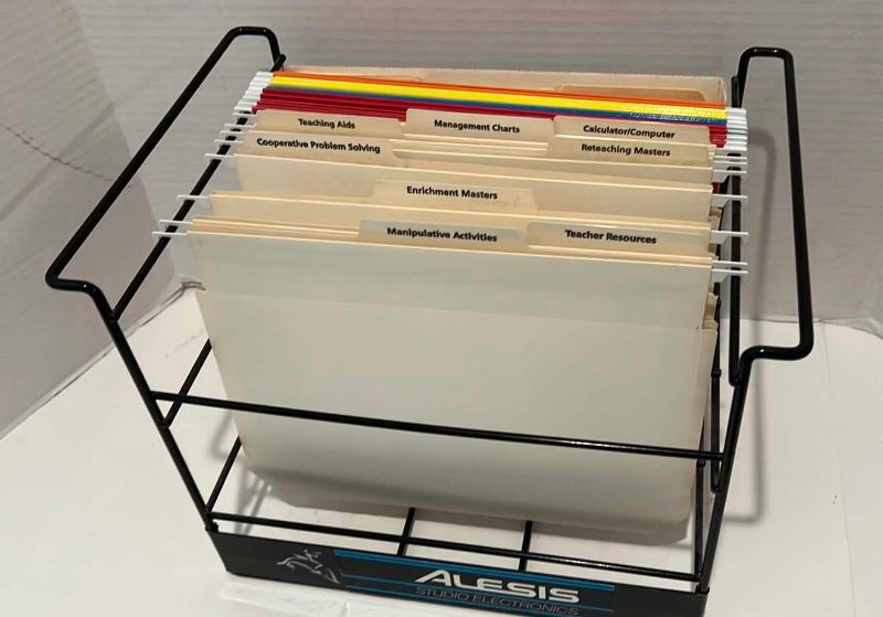 Photo 1 of METAL FILES ORGANIZER