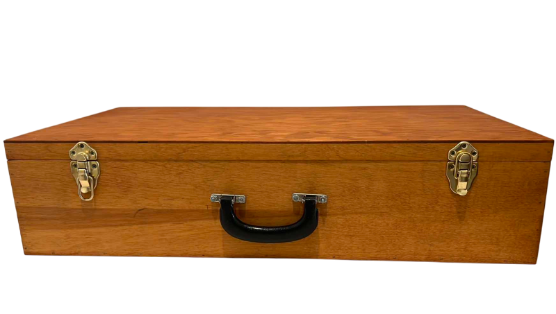 Photo 1 of WOODEN SUITCASE 28" X 15" H 6.5 "