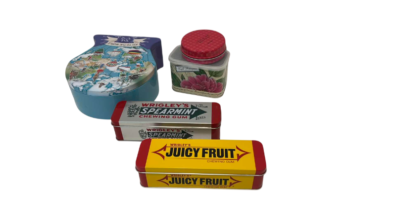 Photo 1 of WRIGLEY GUM DECOR METAL BOXES
