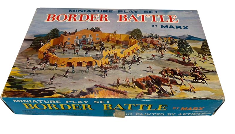 Photo 1 of VINTAGE MARX BORDER BATTLE MINIATURE PLAY SET GAME