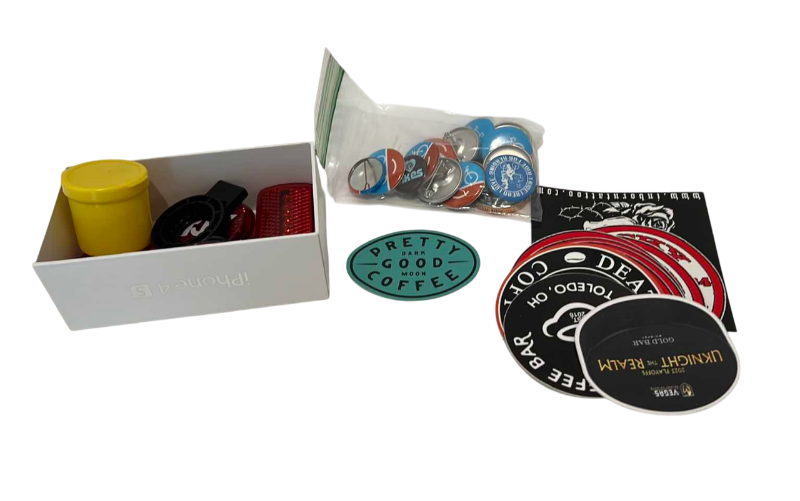 Photo 1 of STICKERS & BUTTONS