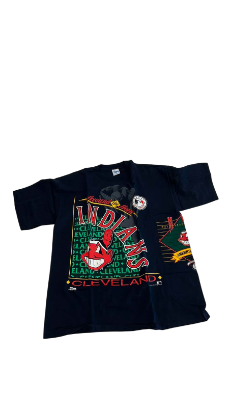 Photo 1 of MLB BASEBALL CLEVELAND INDIANS MENS LOGO SHIRT