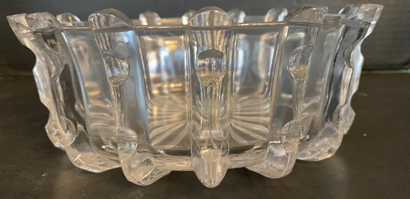 Photo 1 of VINTAGE 1893 IMPERIAL SMITHSONIAN INSTITUTE CRYSTAL BOWL 8 3/4”