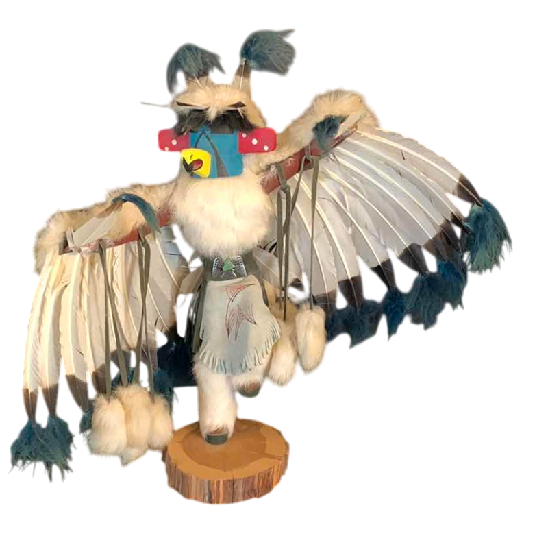 Photo 1 of NATIVE AMERICAN INDIAN HANDMADE EAGLE DANCER KACHINA 20” TALL