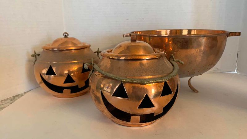 Photo 1 of COPPER HOME DECOR AND COOKING ITEMS