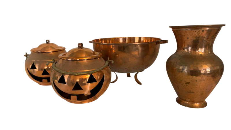 Photo 1 of COPPER HOME DECOR AND COOKING ITEMS