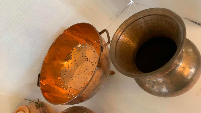 Photo 1 of COPPER HOME DECOR AND COOKING ITEMS