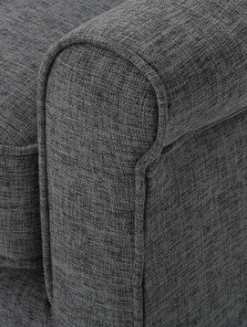 Photo 1 of MIA MID-CENTURY MODERN TUFTED FABRIC UPHOLSTERED LOVESEAT WITH TAPERED LEGS