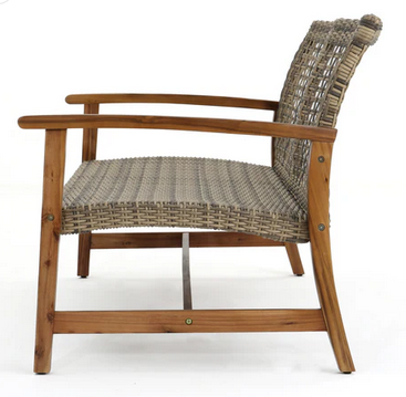 Photo 1 of LEVANT OUTDOOR WOD AND WICKER LOVE SEAT