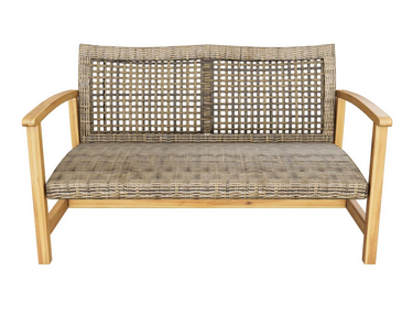 Photo 1 of LEVANT OUTDOOR WOD AND WICKER LOVE SEAT