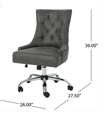 Photo 1 of BAGNOLD HOME OFFICE MICROFIBER DESK CHAIR 