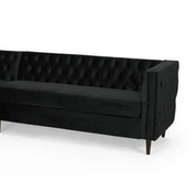 Photo 1 of JEPHTHAH CONTEMPORARY TUFTED VELVET SECTIONAL SOFA WITH STORAGE CHAISE LOUNGE