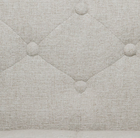 Photo 1 of AIDAN MID CENTURY MODERN TUFTED FABRIC SOFA