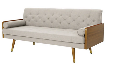 Photo 1 of AIDAN MID CENTURY MODERN TUFTED FABRIC SOFA