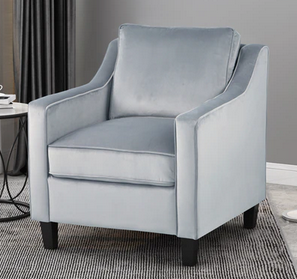 Photo 1 of SONNY CONTEMPORARY VELVET CLUB CHAIR