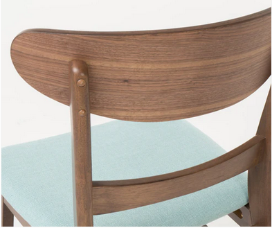 Photo 1 of HELEN MID CENTURY MODERN DINING CHAIR IN MINT SET OF 2