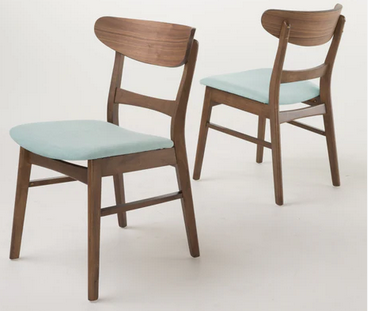 Photo 1 of HELEN MID CENTURY MODERN DINING CHAIR IN MINT SET OF 2