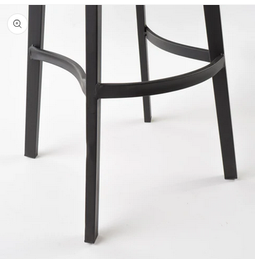 Photo 1 of SHEA 32" WOOD AND IRON RUSTIC SWIVEL SET OF 2 BARSTOOLS