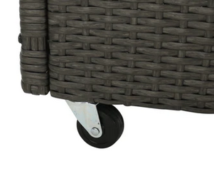 Photo 1 of BENETT OUTDOOR WICKER SERVING BAR CART
