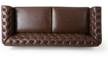 Photo 1 of KINZEE CHESTERFIELD TUFTED 3 SEATER SOFA WITH NAIL HEAD TRIM