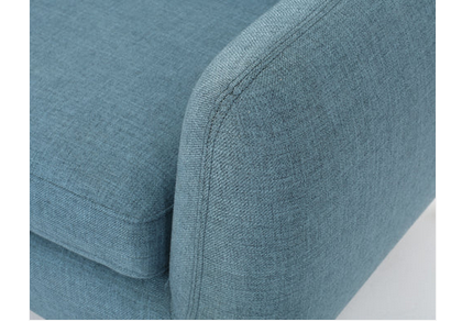 Photo 1 of JOSELINE MID CENTURY MODERN PETITE FABRIC LOVE SEAT 