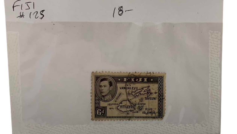 Photo 1 of VINTAGE 1940 FIJI ISLANDS STAMP