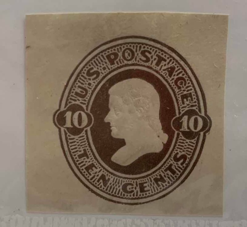 Photo 1 of ANTIQUE 1875 US POSTAGE 10 CENTS STAMP