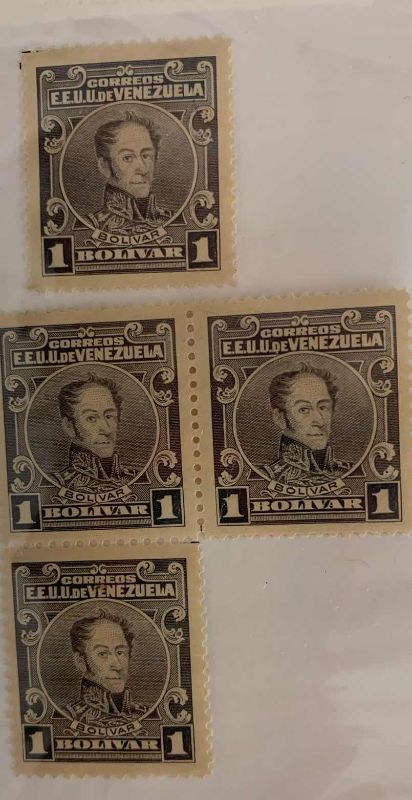 Photo 1 of 4-VENEZUELA 1924 ANTIQUE STAMPS