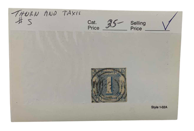 Photo 1 of THURN AND TAXIS ANTIQUE STAMP COLLECTION