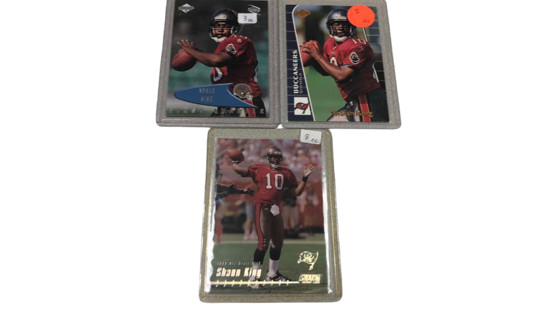 Photo 1 of NFL FOOTBALL 1999 SHAUN KING ROOKIE CARDS
